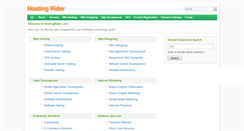 Desktop Screenshot of hostingrider.com